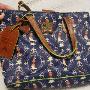 Small Dooney and Bourke Disney Princess Tiana purse
